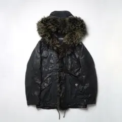 AW2008 EMPORIO ARMANI Fur Leather Coatのサムネイル
