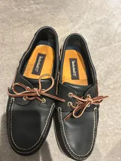 5/5までTimberland デッキシューズ ネイビー/ブラウン - メルカリ