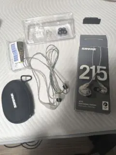 SHURE 有線イヤホン クリアブルー - メルカリ
