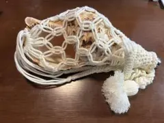 法螺貝 編み紐付 36センチ - メルカリ