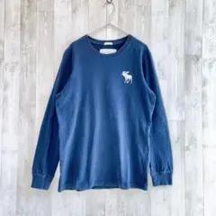 アバクロンビー&フィッチ　マッスル　長袖　カットソー　トップス　ロンT ブラック