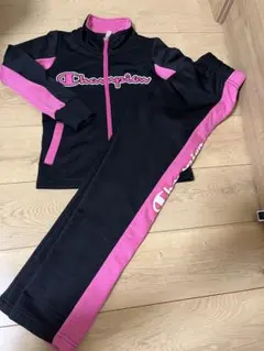 Champion ジャージ 上下　ブラック/ピンク 130cm 140cm