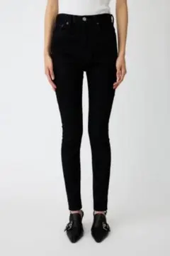 moussy HW Rebirth BLACK SKINNY