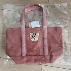 フェイラー オールドテディ ワッペントートバッグ ピンク L
