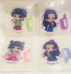 【薬屋のひとりごと】セリア ダイソー　猫猫　壬氏　アクリルスタンド　4点　①