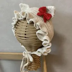 수제 보닛 베이비 키즈 모자 고양이 귀 원사