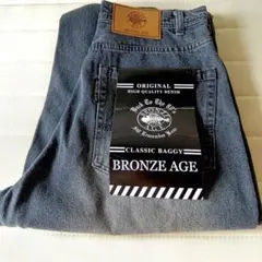 신품 미사용 廃盤 BRONZEAGE ブロンズエイジ バギーパンツ 32インチ