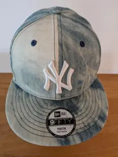 NEW ERA 9FIFTY ヤンキース キャップ デニム ブルー　キッズ