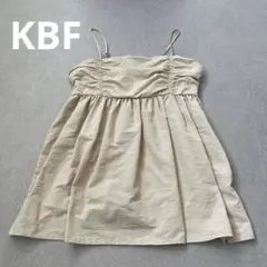 KBF 夏服 キャミソール ビスチェ バックリボン アイボリー ベージュのサムネイル
