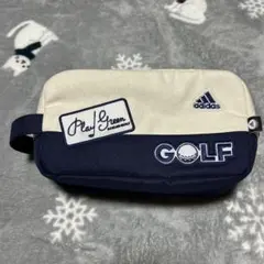 美品❗️adidas GOLF ポーチ ラウンドバッグ