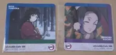 鬼滅の刃　コースター　冨岡義勇　胡蝶しのぶ　柱カフェ　ufotable　cafe