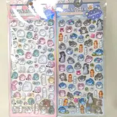 オバケーヌ ボンボンドロップ 3D立体シール 2枚セット