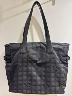 ヴィンテージLANVIN PARIS キルト大型バッグ アルベールエルバス期 