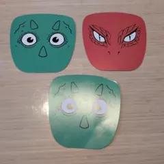 恐竜パーク　うちわ　3枚セット