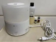 アロマオイル対応　超音波加湿器 本体 ホワイトのサムネイル
