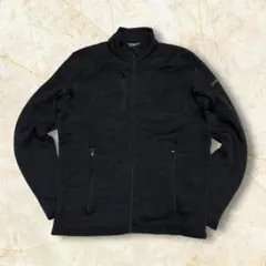 O*y様 Eddie Bauer フリースジャケット USメンズ 刺繍ロゴ 肉厚