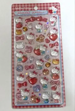 【正規品】ハローキティ赤　ボンボンドロップシール