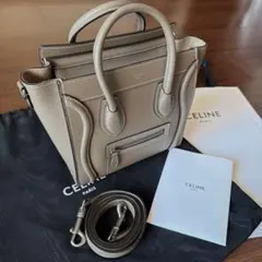 【正規品】 CELINE ラゲージ ナノ スリ