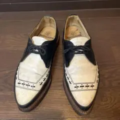 GEORGE CON オックスフォードシューズ ホワイト/ブラック