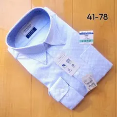 LES MUES ブルーチェックボタンダウンシャツ【L】