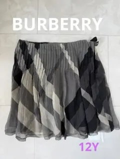 BURBERRY チルドレン　子供　チェック　スカート 夏用　ウエスト調整可のサムネイル