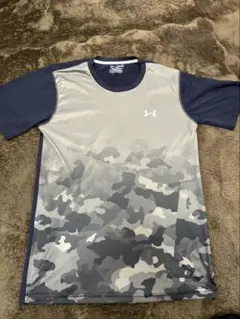 美品！Under Armour 迷彩柄 Tシャツ グレー/ネイビー