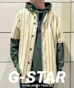 G-STAR HOME JERSEY TWEETER ゲームシャツ ベースボール