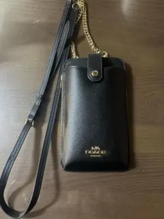 coachスマホショルダー