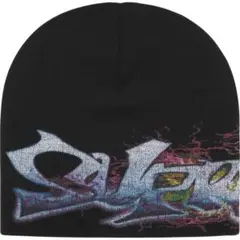 Supreme Tag Beanie Black 2025fw