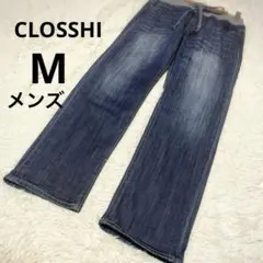 ★CLOSSHI クロッシー ストレートデニム メンズ ブルー 青系 綿/Mのサムネイル