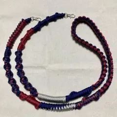 【#267】ネイビー・ボルドーパラコードスマホショルダーストラップ