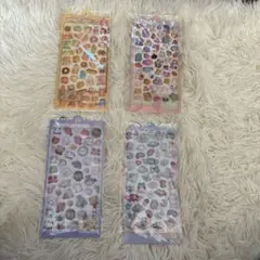 新品　BONBON DROP ボンボンドロップ ぷっくり　立体シール　4枚セット