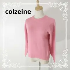 a1054 colzeine レディース　ピンクのウール混紡長袖セーター M