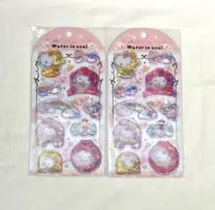 2枚 正規品 キティ ウォーターインシール サンリオ ウォーターシール