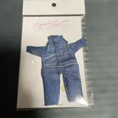 つなぎマスコットキーホルダー(海)デニム風オーバーオールキーホルダー