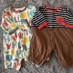 ベビー　ロンパース　カバーオール　50 60 70センチ