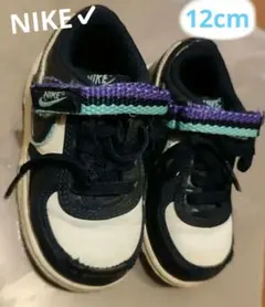 【NIKE】ベビーシューズ スニーカー ネイビー 白 12cm