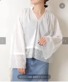 Spick and Span　レースヴィンテージライクブラウス