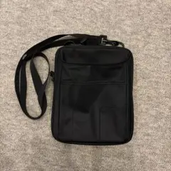 無印良品 ペン差し付き 撥水ショルダーバッグ 黒
