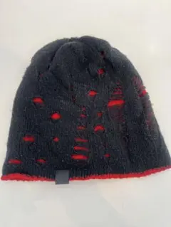 BEAMS ダメージ加工 ニット帽 リバーシブル