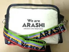 嵐 We are ARASHI 2026 ポーチ用クリアバック(赤) - メルカリ