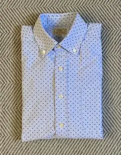 GREEN LABEL RELAXING、プリントドット柄長袖ボタンダウンシャツ