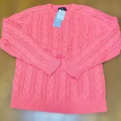 未使用＊BEAMS SALMONカラーニット　Lサイズ