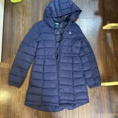 UNITED COLORS OF BENETTON フード付きダウンジャケット