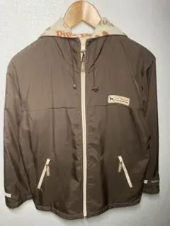 【美品】PINK BEANS・リバーシブル・ジャケット・フリース・ブラウン160