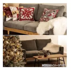 ニトリ アクセントマット エコファー IV ホワイト ファー ラグ 冬