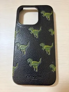 COACH 恐竜柄 iPhoneケース