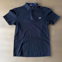FRED PERRY ポロシャツ ブラック イングランド製38 - メルカリ