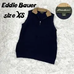 【a460】エディーバウアー ニット ベスト ノースリーブ