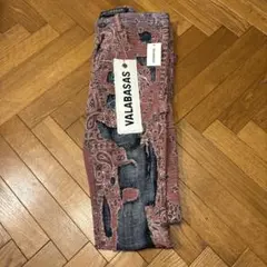 valabasasスキニーダメージフレアデニム 28 バンダナバラバサス新品